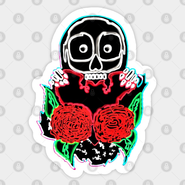 Love You To Neon Death Sticker by BlakCircleGirl